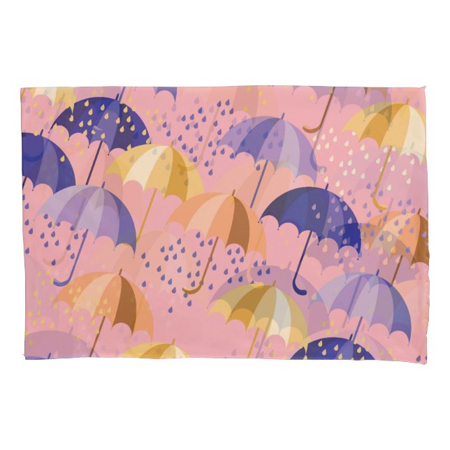 Guarda-chuvas, gotas, filme incolor. (Frente)