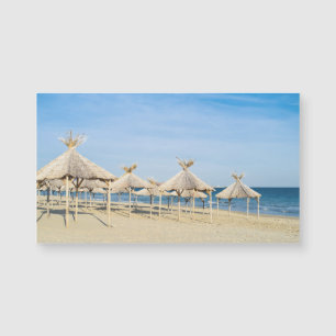Guarda-chuvas na praia