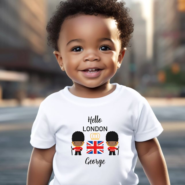 Guarda Dark Skin Name Toddler T-Shirt (London Guards Dark Skin Name Toddler T-Shirt)