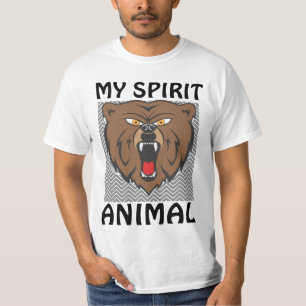 GUARDA-ME COM AS MINHAS T-Shirts ANIMAIS ESPIRITUO