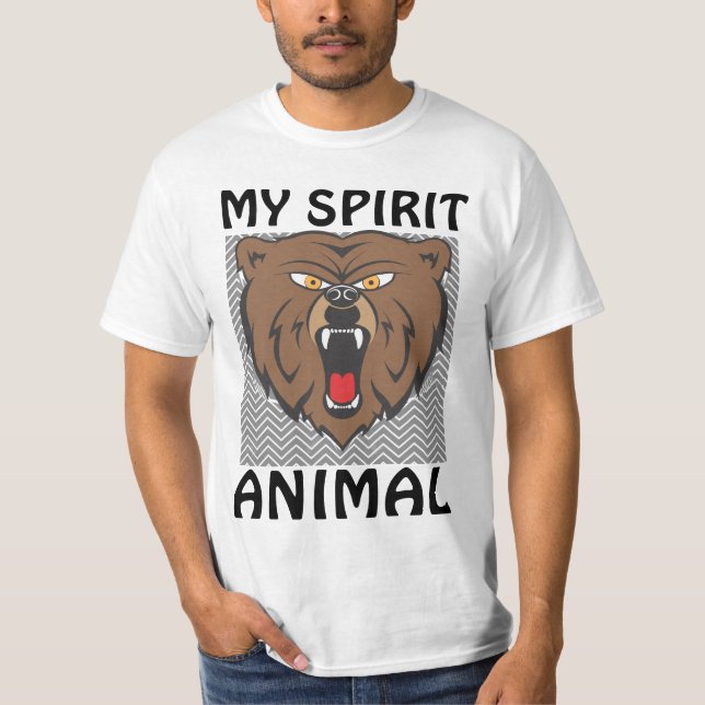 GUARDA-ME COM AS MINHAS T-Shirts ANIMAIS ESPIRITUO (Frente)