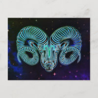 guarda o cartão postal ram zodiac