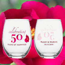 Guarda-Rosa exclusiva de 50 anos personalizada