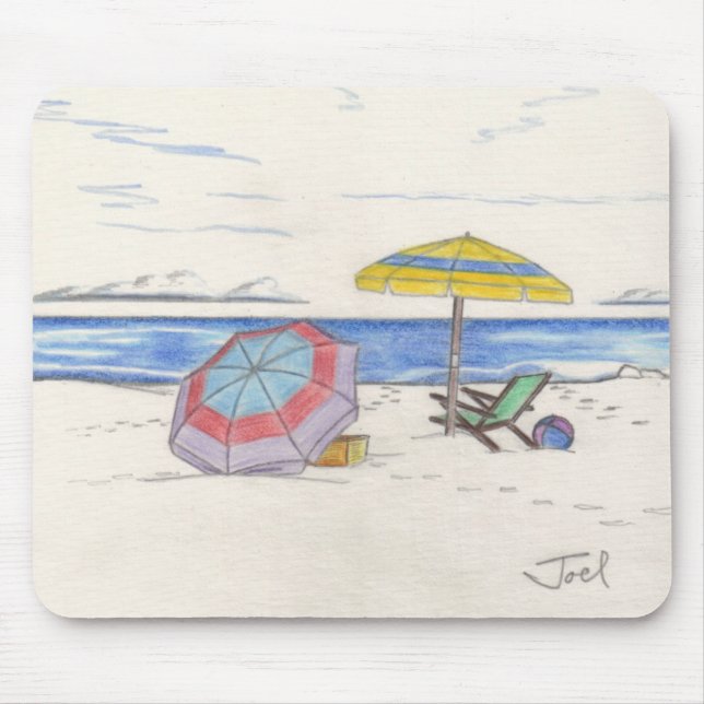 guarda-sóis mousepad (Frente)