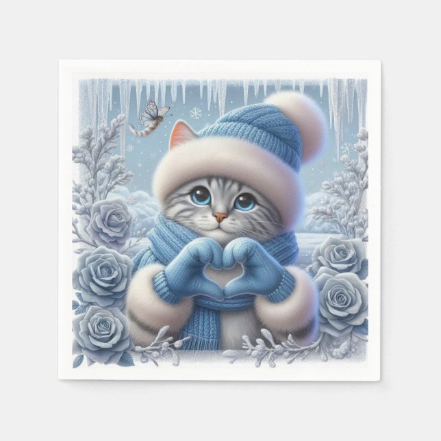 guardanapo de amor de Natal (Frente)