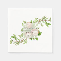 guardanapo de casamento de maçã d'água