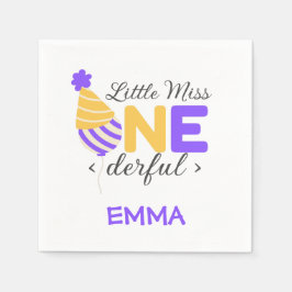 Guardanapo De Papel 1º aniversário maravilhoso