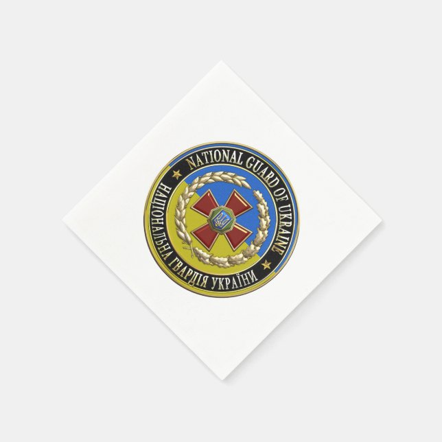 Guardanapo De Papel [100] Guarda Nacional Ucraniana [Edição Especial] (Canto)