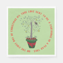 12 dias de Partucho de Natal em uma árvore genealó