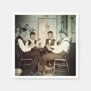 Guardanapo De Papel 1890 Cartões De Jogo De Poker 1890 Foto De Cavern