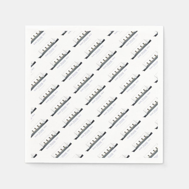 Guardanapo De Papel 1912 Titanic 1 (Frente)