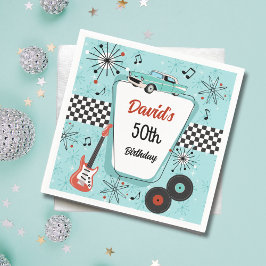 Guardanapo De Papel 1950's Retro Party