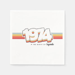 Guardanapo De Papel 1974 Nascimento de lendas