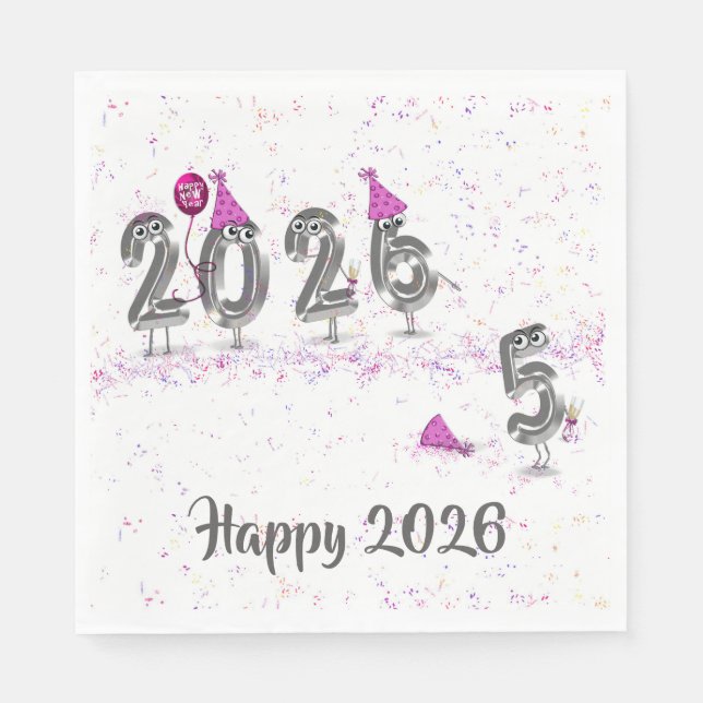 Guardanapo De Papel 2025O Ano Novo do Humor Fpartidário (Frente)