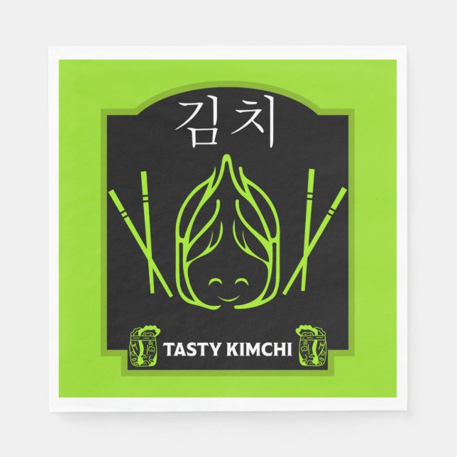 Guardanapo De Papel 22 de novembro - Dia Internacional de Kimchi (Frente)