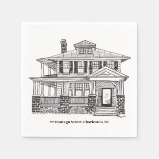 Guardanapo De Papel 22 Montagu Street, Charleston, SC paper napkins