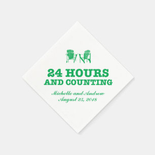 Guardanapo De Papel 24 Horas e Contagem Verde de Adirondack