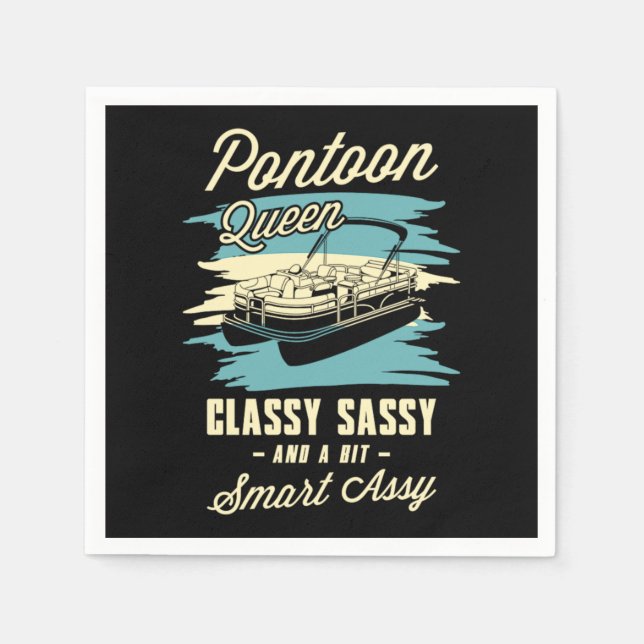 Guardanapo De Papel 24.Pontoon queen classy e um pouco assy Ponto (Frente)