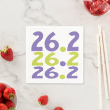 26.2 Tema do Marathon Runner Paper Party Napkins