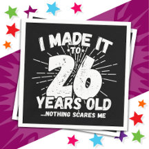 26 anos Sarcastic Meme Engraçado 26.º aniversário