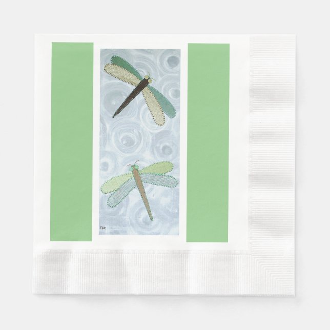 Guardanapo De Papel 2 Dragonflies #1 (Frente)