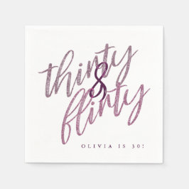 Guardanapo De Papel 30 e papel de Festa de aniversário suave