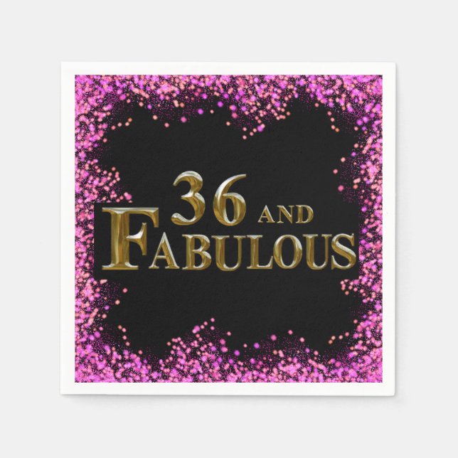 Guardanapo De Papel 36º Aniversário (Frente)