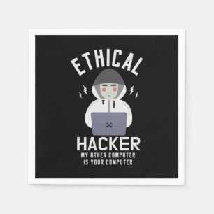 Guardanapo De Papel 39.Hacker Ético Meu Outro Computador É Seu Compo