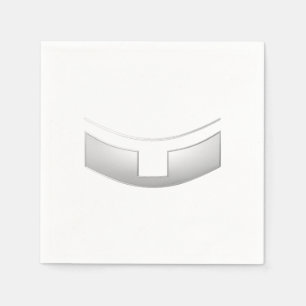 Guardanapo De Papel 3-D Olhe o Sacerdote de Prata ou o Colar do Minist