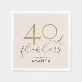 Guardanapo De Papel 40 e Douradas e Cinzas rosa-claro e sem defeitos,