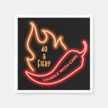 40 e Fiery, Favor de Aniversário de 40 anos 