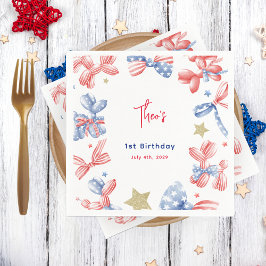 Guardanapo De Papel 4 de julho Festa do primeiro aniversario do Balão