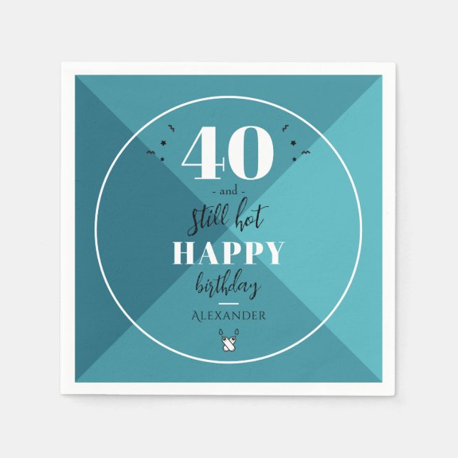 Guardanapo De Papel 4O e ainda quente (Frente)