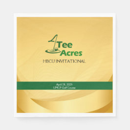 Guardanapo De Papel 4Tee Acres Dourado Papel Napkin