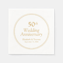 50º aniversário de casamento da Elegant