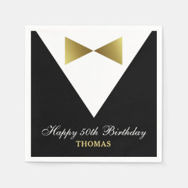 Guardanapo De Papel 50º Aniversário de Napkins | Ideias de partidos ne