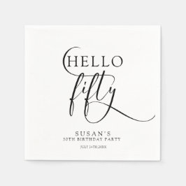Guardanapo De Papel 50º aniversário do Elegante