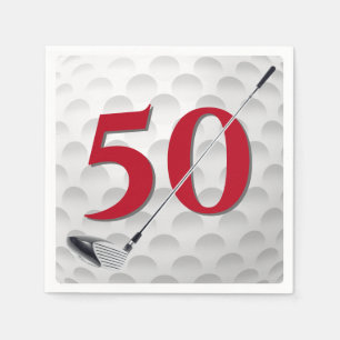 Guardanapo De Papel 50º Aniversário do Golf Club Napkins