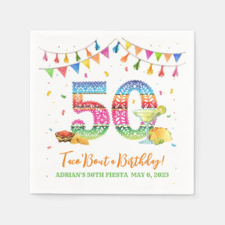 Guardanapo De Papel 50º aniversário Fiesta Napkins