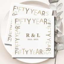 50º Documento de Presente do Dourado Aniversário d