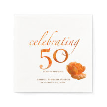 50.º aniversário de casamento, rosa elegante de pê