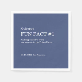 Guardanapo De Papel 50 e Fabuloso 50º aniversário Fato Divertido