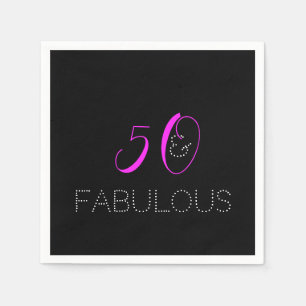 Guardanapo De Papel 50 e fabuloso   Quic Black Birday