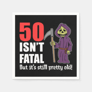 Guardanapo De Papel 50 não é fatal, mas ainda é o velho Ceifador