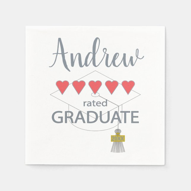 Guardanapo De Papel 5 Formando de frequência cardíaca (Frente)