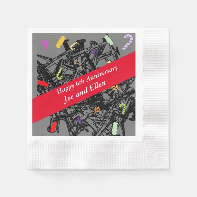 Guardanapo De Papel 6: Aniversário, Unhas e doces (Frente)