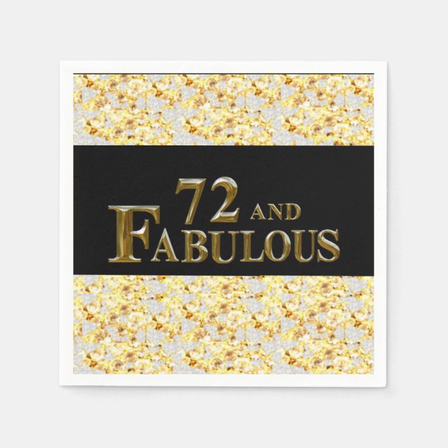 Guardanapo De Papel 72º Aniversário (Frente)
