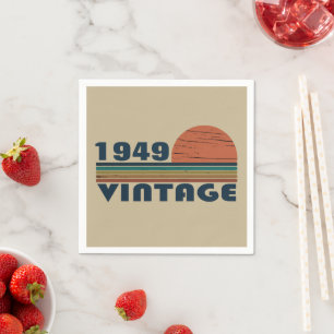 Guardanapo De Papel 75 anos de idade personalizados