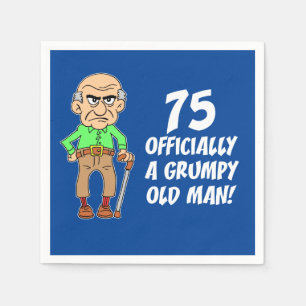 Guardanapo De Papel 75 Oficialmente Um Velhote Grumpy
