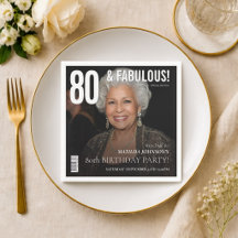 80 Fabulous Magazine Cover 80th Birthday 